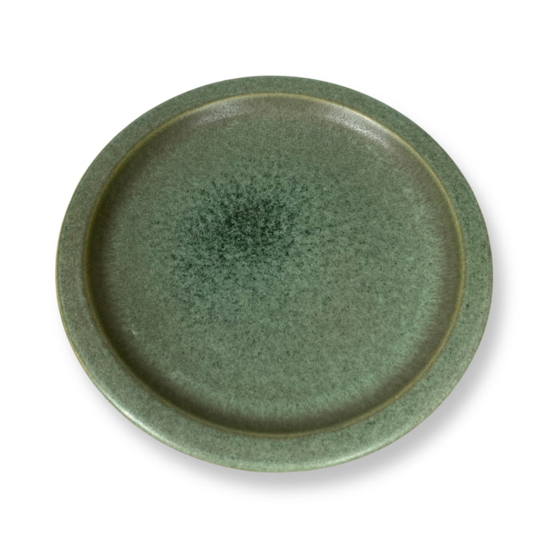 Rustic Green Dinner Plate