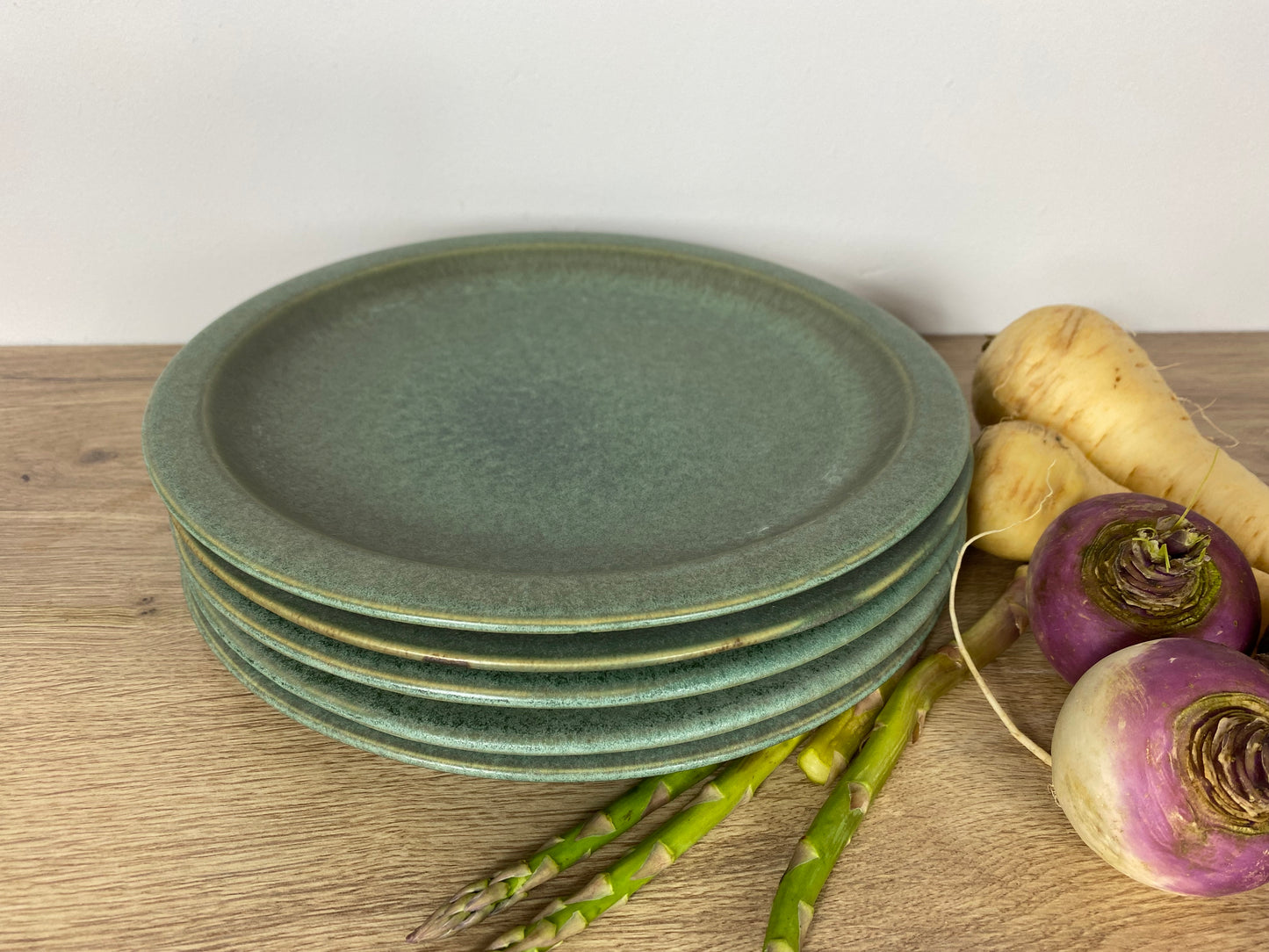 Rustic Green Dinner Plate