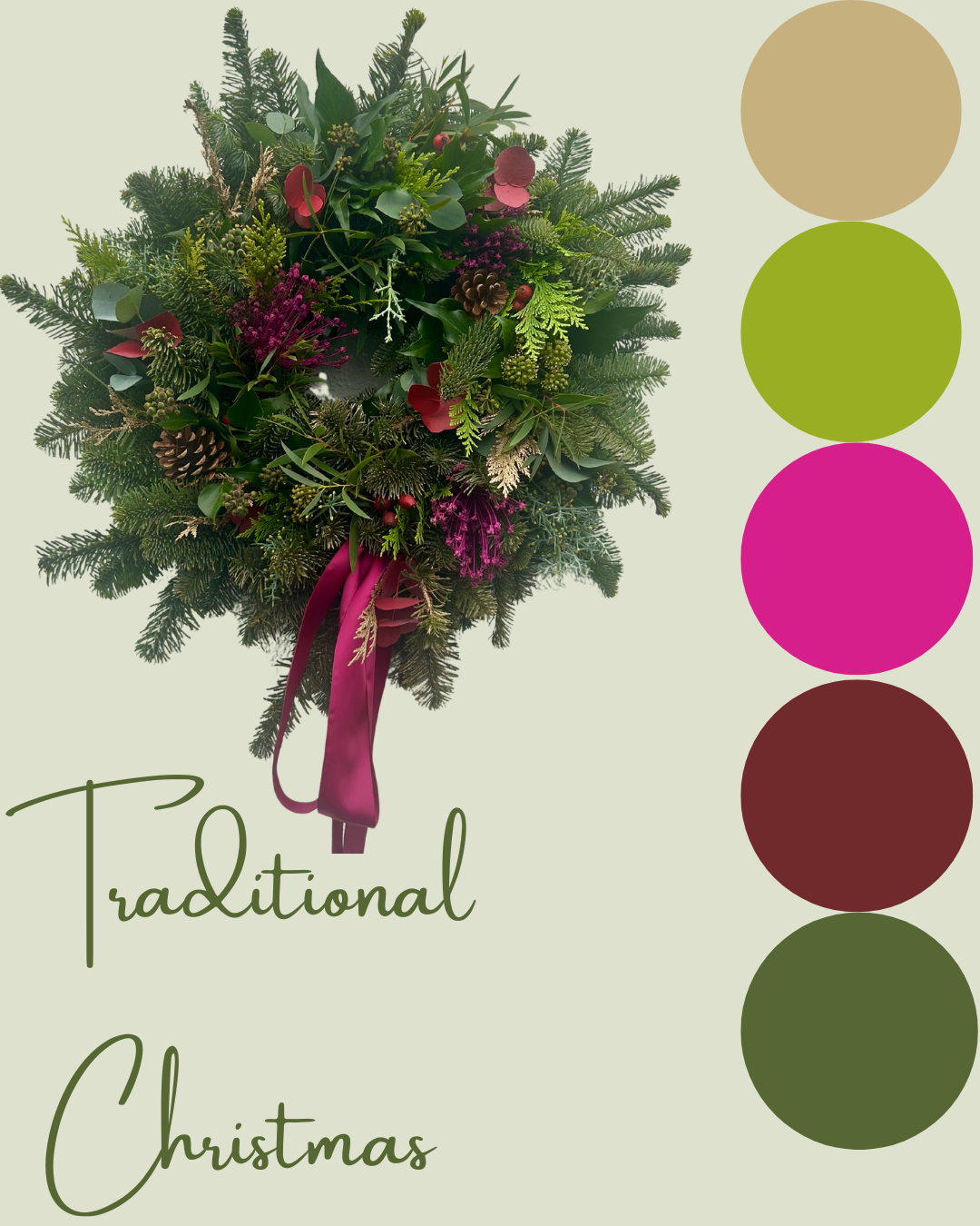 Traditional Christmas Wreath